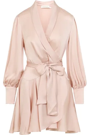 ZIMMERMANN Klänning, Dam, S, Silk Wrap Mini Dress