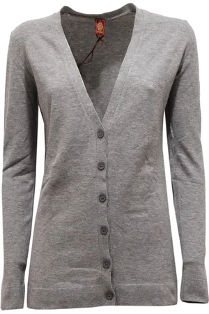 Dondup Stickade tröjor & koftor, Dam, L, Dabria Cardigan Sweater Made in Italy