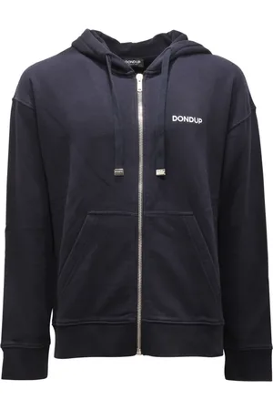 Dondup Sweatshirts & Hoodies, Herr, S, Full-Zip Sweatshirt Made in Italy