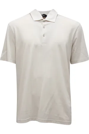 HERNO Topp, Herr, L, Crêpe Polo Skjorta