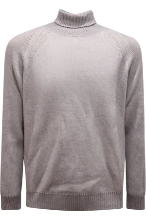 ELEVENTY Stickade tröjor & koftor, Herr, L, Dolcevita Turtleneck Tröja Made in Italy