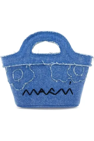 Marni Väska, Dam, ONE Size, Denim, Tropicalia Denim Handväska