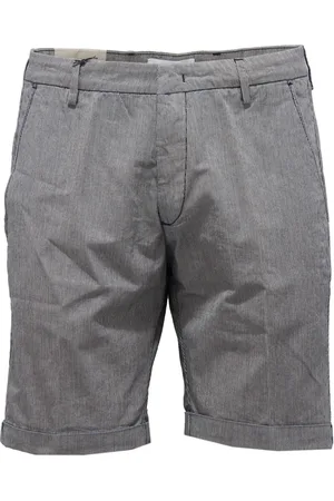 MICHAEL COAL Shorts, Herr, W32, Bomull, Slim Fit Randig Bomull Bermuda Shorts