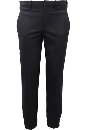 Neil Barrett Byxor, Herr, S, Slim Fit Ullblandad Byxa