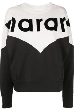 Isabel Marant Sweatshirts & Hoodies, Dam, 2Xs, Bomull, Houston Two-Tone Sweatshirt