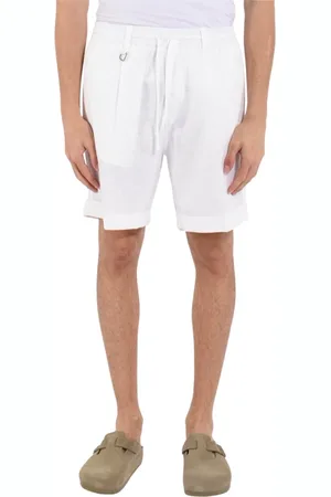 Paolo Pecora Shorts, Herr, M, Bomull, Bomull Bermuda Shorts med Fickor