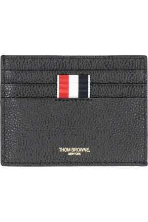 Thom Browne Accessoarer, Herr, ONE Size, Läder, Klassiskt Läderkorthållare