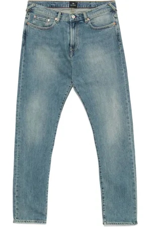 Paul Smith Jeans, Herr, W34, Blå Jeans med Klassiska Fem Fickor