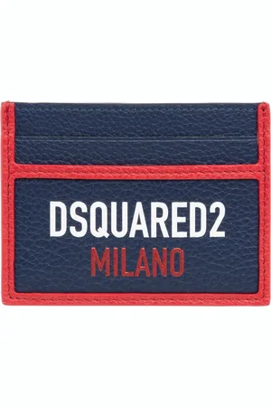 Dsquared2 Accessoarer, Herr, ONE Size, Läder, Multifärgad Kreditkortshållare