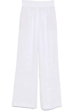 ERMANNO SCERVINO Byxor, Dam, M, Linne, Vita Linne Palazzo Byxor med Elastisk Midja