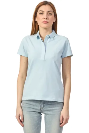 K-Way Topp, Dam, M, Ljusblå Polo T-shirts och Polos