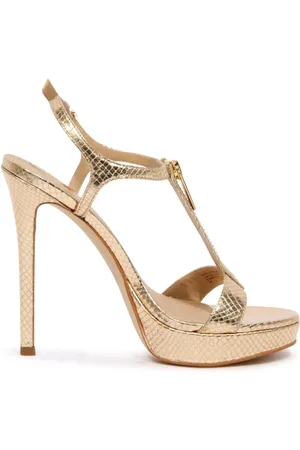 Michael Kors Skor, Dam, 36 EU, Pale Gold Berkley Stiletto Sandal