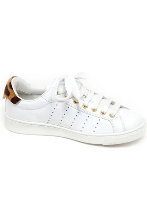 Dsquared2 Skor, Dam, 38 1/2 EU, Vintage Effekt Sneaker Santa Monica Sko