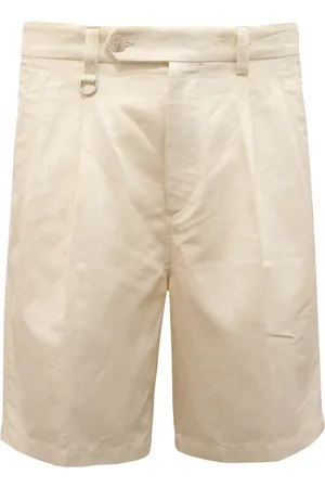 Paolo Pecora Shorts, Herr, XL, Linne, Linne Bermuda Shorts