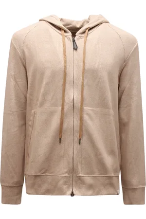 Paolo Pecora Sweatshirts & Hoodies, Herr, L, Full-Zip Sweatshirt, Made in Italy