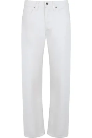 JOSHUA SANDERS Jeans, Dam, W27, Bomull, Vita Jeans med Bakficka Leende