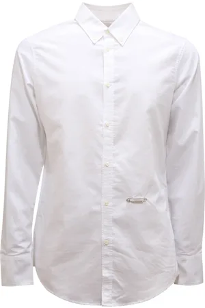 Dsquared2 Skjorta, Herr, 2Xl, Button-Down Skjorta Tillverkad i Italien