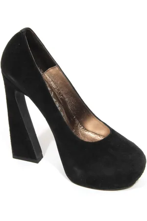 Jeffrey Campbell Skor, Dam, 36 EU, Mocka, Eva-2 Svart Mocka Högklackade Skor