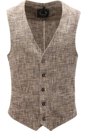 Tonello Jacka, Herr, L, Slim Fit Väst Jacka, Tillverkad i Italien