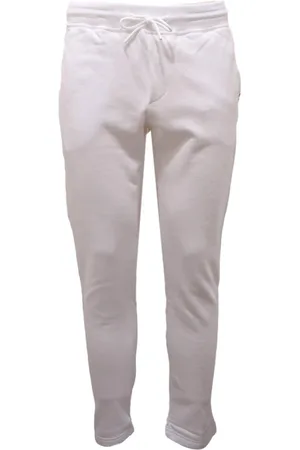 Paul & Shark Byxor, Herr, S, Bomull, Sweatpants 22411411 Vit Bomull Justerbar