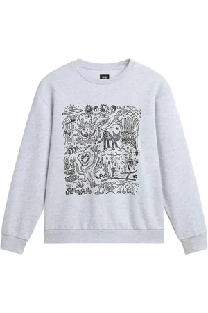 Vans Sweatshirts & Hoodies, Dam, XL, Doodle Crew Neck Sweatshirt
