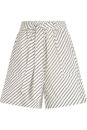 Liu Jo Shorts, Dam, L, Bomull, Randig bomull Bermuda shorts
