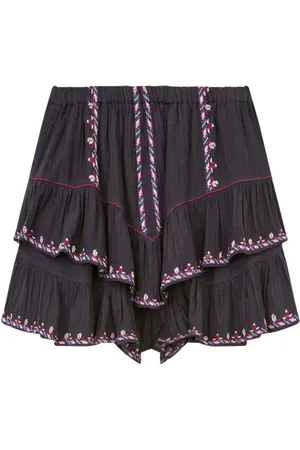 Isabel Marant Kjol, Dam, L, Jocadia Shorts i Faded Night/Gold