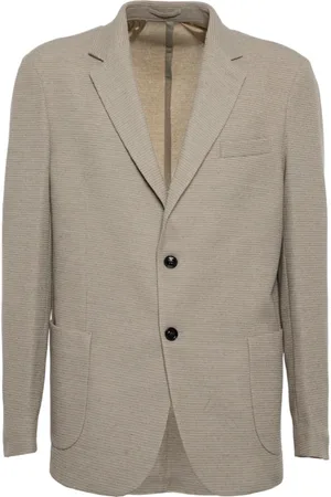 Liu Jo Jacka, Herr, L, Bomull, Bomullsblazer jacka med knappar