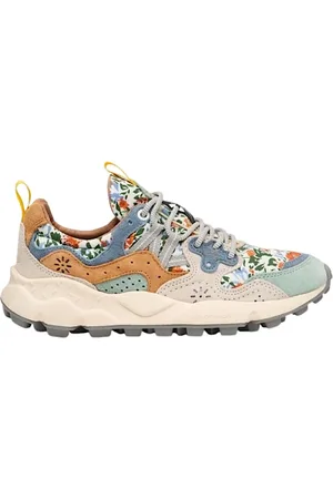 Flower Mountain Skor, Dam, 37 EU, Mocka, Multifärgad tekniskt tyg och mocka sneakers