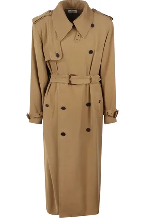 Saint Laurent Kappa, Dam, M, Klassisk Trenchcoat