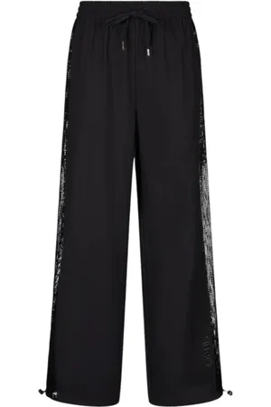 Liu Jo Byxor, Dam, XL, Polyester, Vida polyesterbyxor med meshinsatser