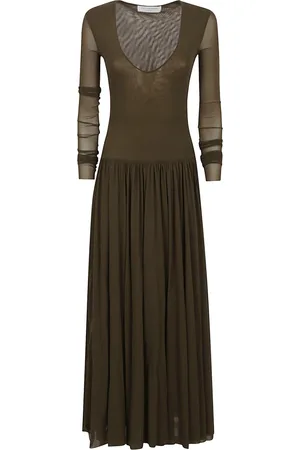 Serafini Klänning, Dam, S, Grön Klänning för Kvinnor Elegant Stil