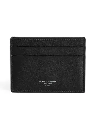 Dolce & Gabbana Accessoarer, Herr, ONE Size, Läder, Svart Läder Clutch Väska