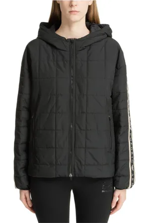 EA7 Jacka, Dam, S, Polyester, Huvjacka med dragkedja och logofickor