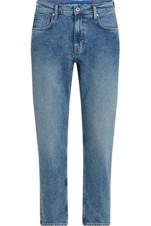 Karl Lagerfeld Jeans, Herr, W33, Läder, Jeans Blå