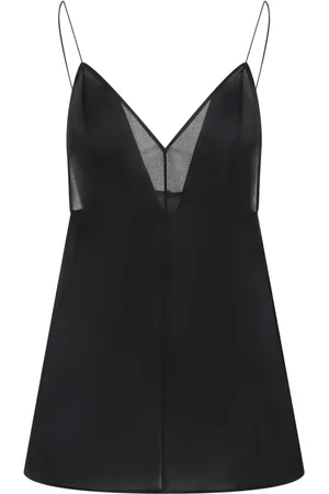 Khaite Topp, Dam, S, Svart Sidens Topp Elegant Stil