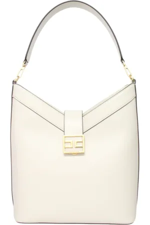 Elisabetta Franchi Väska, Dam, ONE Size, Läder, Axelväska i konstläder med främre logotyp