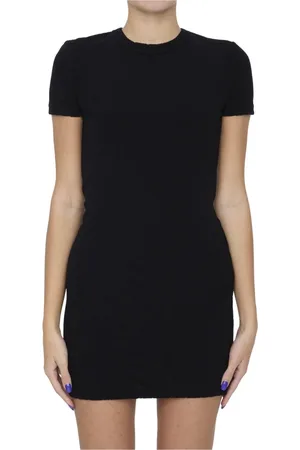 Alexander Wang Klänning, Dam, M, Svart Logo Jacquard Mini Klänning