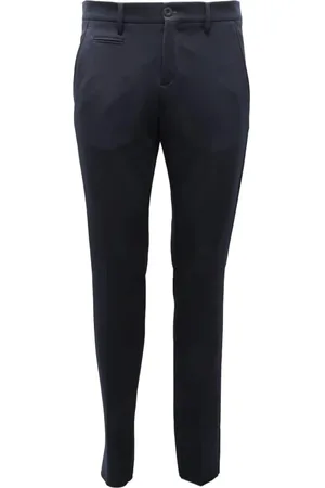 Patrizia Pepe Byxor, Herr, S, Slim Fit Stretch Byxor Navy