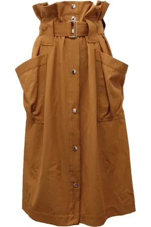 Kenzo Kjol, Dam, M, Bältad kjol med fickor