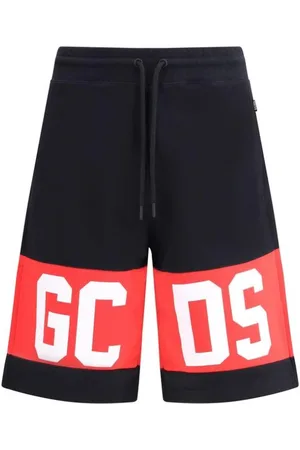 GCDS Shorts, Herr, S, Bomull, Monogram Bands Bomullsshorts
