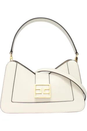 Elisabetta Franchi Väska, Dam, ONE Size, Läder, Axelväska i konstläder med främre logotyp