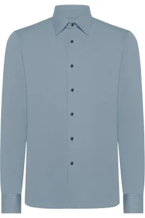RRD Skjorta, Herr, M, Geometrisk Jacquard Skjorta Grå