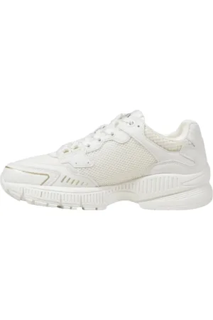 Armani Exchange Skor, Dam, 39 EU, Läder, Ecopelle Sneakers med Logodetalj