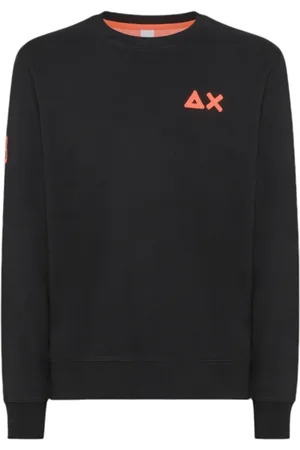 sun68 Sweatshirts & Hoodies, Herr, S, Bomull, Herr Bomull Crewneck Sweatshirt med Logo