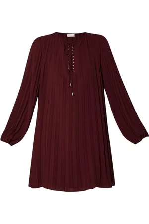 Liu Jo Klänning, Dam, M, Polyester, Polyesterklänning med krageband