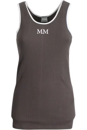 Max Mara Topp, Dam, L, Bomull, Bomullstanktopp med rund hals