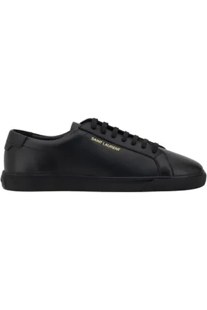Saint Laurent Skor, Herr, 41 EU, Läder, Monogram Läder Sneakers