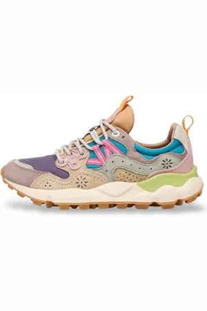 Flower Mountain Skor, Dam, 40 EU, Yamano 3 Sneakers med Blommigt Mönster