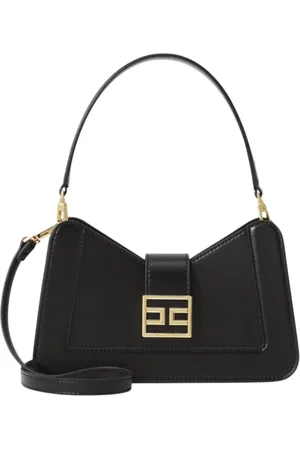 Elisabetta Franchi Väska, Dam, ONE Size, Läder, Axelväska i konstläder med främre logotyp